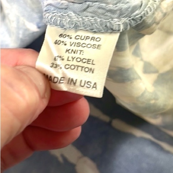 Whisper & Glow, Made in USA, Softly Tie-Dyed Lightweight, Tunic Top,Size Large - Picture 7 of 9